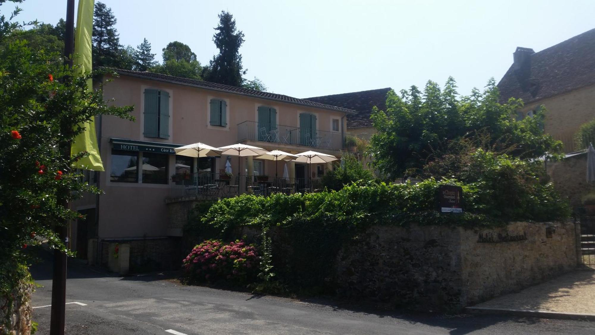 Hôtel-Restaurant Côté Rivage Badefols-sur-Dordogne Esterno foto