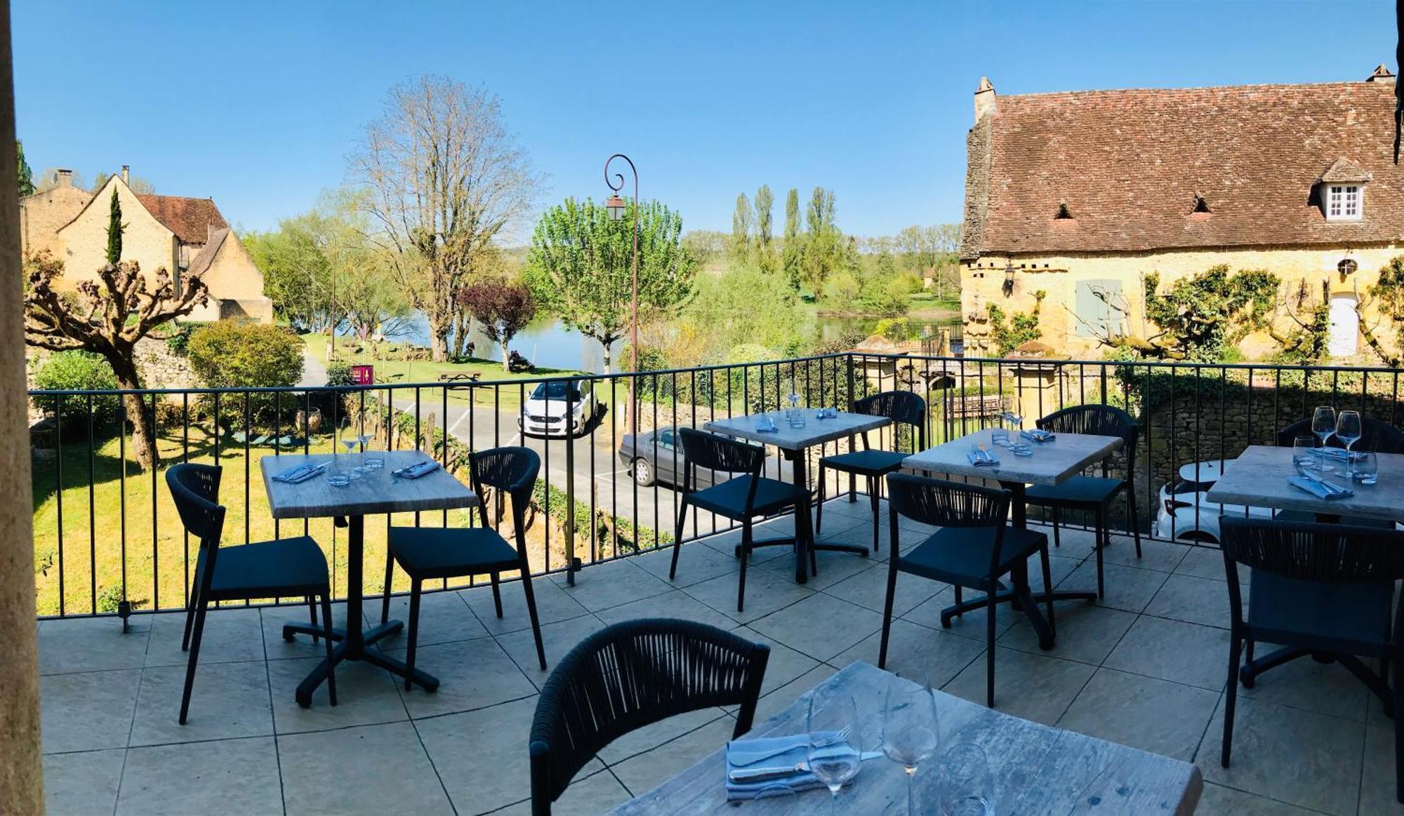 Hôtel-Restaurant Côté Rivage Badefols-sur-Dordogne Esterno foto